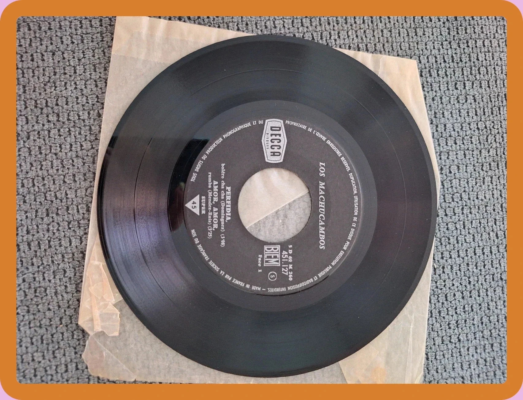Vinyle 45 Tours EP - Los Machucambos - Granada - DECCA – photo 5